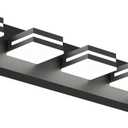 Modern Bathroom Light Fixture Over Mirror, 36" 5-Light Bathroom Vanity Light with Rotatable Heads, Adjustable 3000K/ 4000K/ 5000K, Hardwired, Energy-Efficient LED Vanity Lighting Fixture, Black