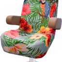 Pontoon Boat Seat Cover Microfiber, Quick-Dry, Universal Fit, Stylish Parrot Design (Paradise Parrot), PB01BBG