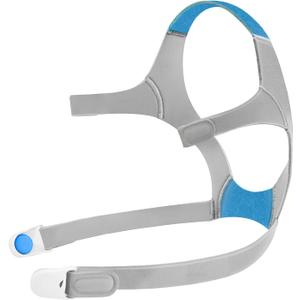 F20 Headgear Compatible with ResMed AirFit/AirTouch F20 Full Face Mask Replacement Headgear - Large (1 Headgear + 2 Magnetic Clips)