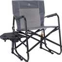 GCI Outdoor Freestyle Rocker Portable Folding Rocking Chair, Outdoor Camping Chair with Side Table, One Size