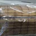 LazBlinds Cordless Bamboo Roman Shades, 20x64, Highfield Teak