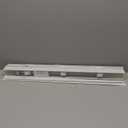 Cordless Room Darkening Venetian Blind - 31 Inch Width, 64 Inch Length, 2" Vinyl Slat Size - White - GII Luna Light Filtering Horizontal Mini Windows Blinds for Interior by Achim Home Decor