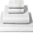 Mellanni King Sheets Set - 4 PC Iconic Collection Bedding - Hotel Luxury, Extra Soft, Cooling Bed Sheets - Wrinkle, Fade, Stain Resistant (King, Ivory)