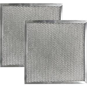 Air Filter Factory Replacement For 5303307779, SV03510, V03510, 103982043, 1930737, 3510, 64000, 99010259, 99010264 Aluminum Mesh Grease Range Hood Filters 9-15/16 x 11-15/16 x 3/8 Inches 2-Pack
