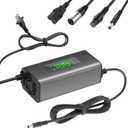 SGS Certified 42V 2A Electric Bike Charger with LED Charging Display (1-100%), Universal with 4 Connections for 36V Li-ion Battery Hoverboard Charger, for Xiaomi Scooter Electric Bike Mobility Scooter