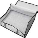 Storage Bag Large Capacity Breathable Non Woven Storage Bin for Blankets Quilts and Seasonal Clothes and Space Saving Organizer for Bedroom