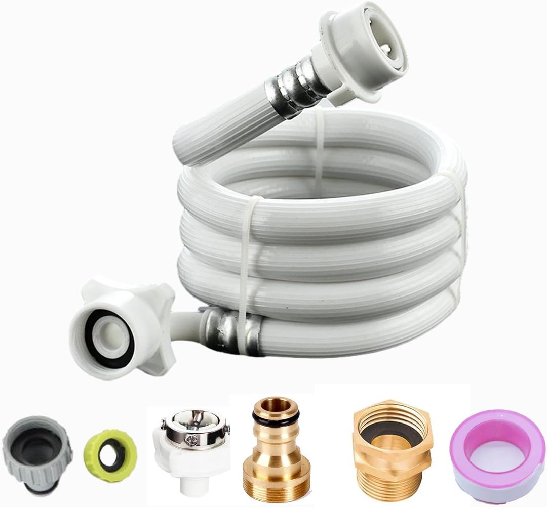 Portable Washing Machine Hose, Used for Washing Machine Water Supply Linefaucet Adapter for Portable Washer, Washing Machine Hoses 6ft