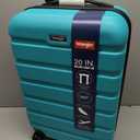 Wrangler 22" Hardside Spinner Carry-On Luggage, Teal