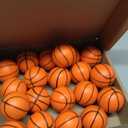 Mini Basketball Stress Balls 20 Packs Mini Basketball Foam Small Foam Squeeze Anxious Toy Sports Stress Ball for Kids School Carnival Reward Christmas Party Bag Gift Fillers