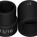 2PCS 1/2" Drive Emergency Lug Nut Remover Socket, Twist Locking Wheel Nut Socket Set for Stripped Lug Nut Removal 13/16" & 1" Compatible with Most Vehicles for Keyless Locking Nut Removal