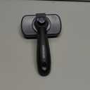 Swihauk Self Cleaning Slicker Brush - Skin Friendly for Dogs & Cats, Deshedding Grooming Tool for Shedding Hair, Puppy Brush for Haired Pets (Gray)