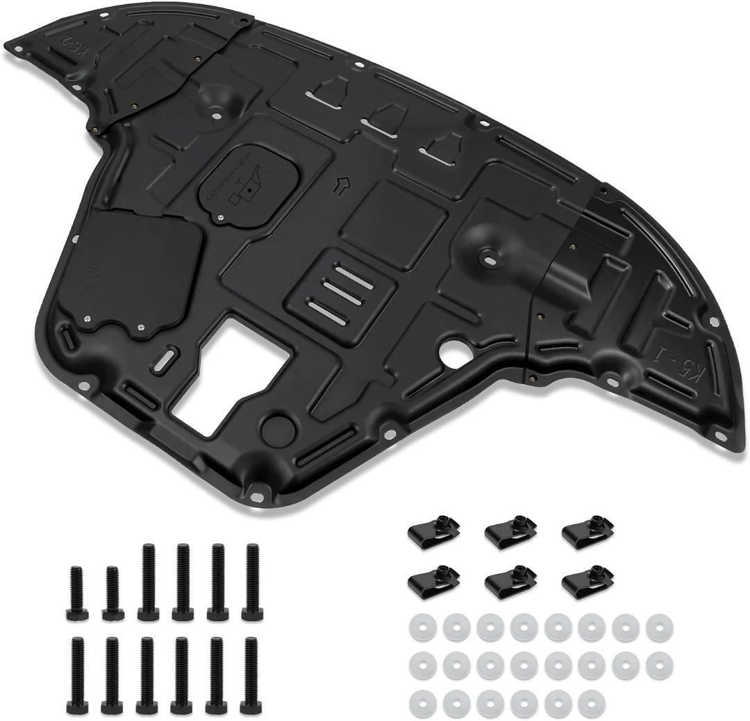 Under Engine Splash Shield Fit for 2021 2022 2023 2024 2025 KIA K5，Replacement Front Engine Cover Guard Mud Flaps
