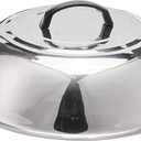 Winco 13 3/4" Stainless Steel Wok Cover