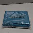 Set of 4 Teal Blue Throw Pillow Covers Neutral Textured Linen Decorative Pillowcases 18x18 Inch, Farmhouse Rustic Outdoor Pillow Cover Square Accent Cushion Cases for Sofa Couch Home