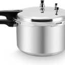 Fulgutonit 12 Quart Pressure Cooker,Aluminum Pressure Canner w/Canning Rack & Easy Lock Lid for Canning, Steaming
