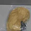 Short Blonde Wig with Bun Women Golden Updo Wigs Gold Cosplay Wig | Hair Cap+Short Gold Wigs with Bangs Yellow Blonde Straight Hair Blond Anime Costume for Cosplay Halloween Party Christmas