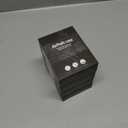 4 x R-fun for AirPods 3 Case Cover with Lock & Cleaning Kit, Keychain, Magnetic Lid, Compatible with AirPods 3rd Generation 2021 Protective Case, Support Wireless Charging, White