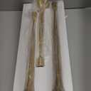 Denique Iron Taper Candle Holder Set of 3, Gold Candlestick Holders 19.317 14 Heightening Decorative Candle Stand Set for Wedding, Dining Table, Home Decoration (Gold)