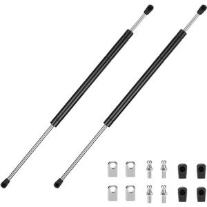 2 Pcs Gas Struts 24 Inch 150 lbs Prop Shock Lift Springs Rod Struts Dual Stroke Heavy Duty for Heavy-Duty Floor Hatch Truck Tonneau Cover Lift Supports Window Lift Support
