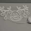 Christmas Reindeer Neon Sign Dimmable Elk Neon Light Sign for Wall Decor Christmas Neon Window Lights, Deer Neon Sign for Bedroom Living Room LED Reindeer Christ-mas Party Decoration