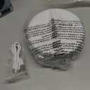 One Fire Cordless Desk Lamp,Dimmable Small Battery Powered Lights,3600mAh Rechargeable Wireless Table Lamp,Mini Lamp&Portable Light for Bed,Book Reading,Home for Small Spaces,Nail Light,Craft,Office (White)