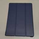 for Microsoft Surface 3 1645 1657 Tablet Smart Cover, Ultra Slim Folio Stand Lightweight with Sleep/Wake Up Function Leather Case for Surface 3 10.8" (KST-Dark Blue)