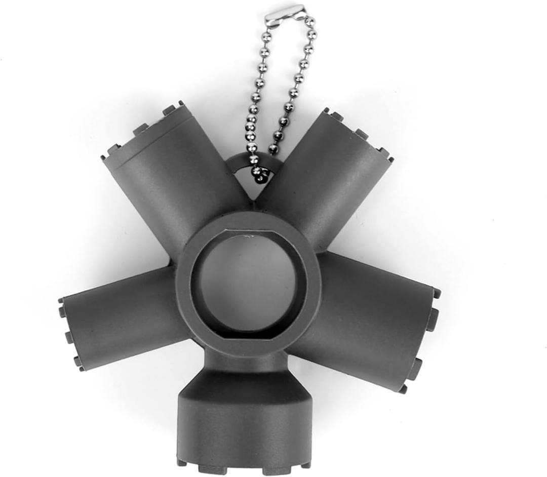 10-In-1 Faucet Aerator Removal Tool, Plastic Sink Kitchen Bathroom Tap Aerator Key Removal Wrench Tool for Home Faucets and Plumbing Repair