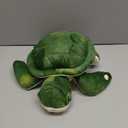 Glow Guards 14'' Light up Sea Turtle Stuffed Animal Ocean Life Soft Plush Toy Pillow with Lullabies LED Night Lights Children's Day Birthday Gifts for Toddler Kids (Green 2)