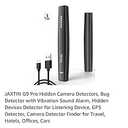 Hidden Camera Detector, GPS Tracker & Bug Detector & Upgraded Spy Camera Finder Bug Sweeper Detector, Portable RF Signal Scanner for Hotels, Travel, Home & Office