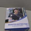 Graphene-Infused Heating Pad, Weighted Heating Pads for Neck and Shoulders and Back, Large Electric Instant Heating Pads for Back Pain Relief | 9 Heat Settings, 4 Timer Auto Shut-Off, Machine Washable