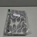 Yangest Silver Grey Throw Pillow Cover Wavy Cushion Cover Modern Zippered Rectangular Pillowcase for Sofa Couch Bedroom Living Room Home Decorative, 12x20 Inch