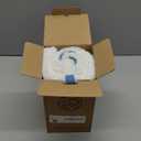 LE SURE Waterproof Puppy Blanket for Small Dogs - Washable Double Sided Dog Blankets with Warm Jacquard Shag and Soft Sherpa Fleece, Pet Cat Blanket for Couch Protection, 3D Textured Cloud, Blue