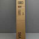 LazBlinds Tool-Free Cordless Pleated Shades with Suction Cups Light Filtering Top Down Bottom Up Pleated Blinds for Windows Size 31" W X 64" H, White