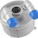 Oil Cooler Compatible with Fiat 500 1.4L 2012-2020, Replace 68137296AA