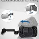 JOYTUTUS Mirrors Doors Off Compatible with 2018-2023 Wrangler JL/JLU & Gladiator JT, JL Side Mirrors with Ball Adapter, Wider View No Vibrate & Wobble (NOT FIT 2024-2026 Wrangler & Gladiator JT)