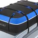 MCBD Rooftop Cargo Carrier Bag for Car, 40 Cubic Feet Large Waterproof Soft-Shell Roof Bag for All Vehicles SUV with/Without Roof Rack, Universal Car Top Luggage Storage Bag (Blue)