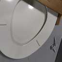 Bemis 1500EC Durable Wood Toilet Seat with Easy Clean Hinges, Made in USA, Elongated, Biscuit