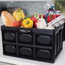 GreenMade InstaCrate Collapsible Storage Container, 12 gal, Black