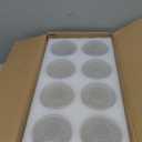 8 Pcs Clear Bubble Seeded Glass Shade Replacements for Pendant Light Fixtures Glass Lamp Shade Cover, 1-5/8 Inch Fitter E26 Base, 4"w x 6"h, Replacement Lamp Globe for Chandelier Wall Sconce