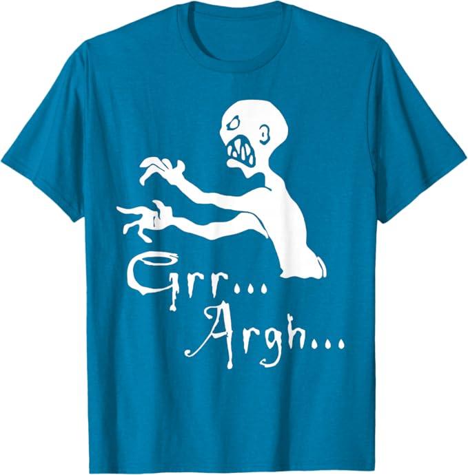 Zombie grr argh T-Shirt, XL
