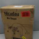 Niceday Steppers for Exercise, Stair Stepper with Resistance Bands, Mini Stepper with 300LBS Loading Capacity, Hydraulic Fitness Stepper with LCD Monitor