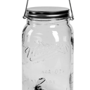 Mason Craft and More Glass Drink Dispenser with Lid - Clear, 4.22 qt