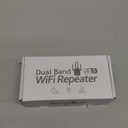 WiFi Extender Signal Booster, 1200Mbps Dual Band 2.4G&5.0G Signal WIFI Booster, WIFI Extender Covers Up to 13888 Sq.ft and 150+ Devices, WIFI Repeater with Ethernet Port - Internet booster for Home