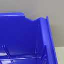 Akro-Mils 30270 AkroBins Plastic Storage Bins, Space-Saving Stackable Bins for Garage, Pantry, Craft Organization, 18" x 16" x 11", Blue, 3-Pack