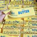 9.5 Inch Giant Butter Squishy Slow Rising, 14oz Big Butter Squishy Large Butter-Shaped Stick Stress Relief Squeeze Toy, Soft Sticky Food Squishies for Relaxation & Focus, Desk Gift