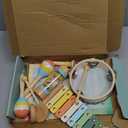 JOOMLAFLY Baby Musical Instruments for Toddlers 1-3, 8PCS Montessori Musical Toy Set with Xylophone, Drum, Maracas...Perfect Toy Gift for 1-3 Year Old Boy Girl