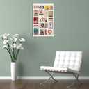 Vintage Matchbook Prints Painting Trendy Coastal Cowgirl Matches Poster Retro Eclectic Matchbox Canvas Wall Art Funky Match Box Aesthetic Room Wall Decor for Bar Cart Unframed 12x16inch