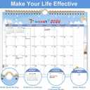 2026 Wall Calendar 18-Month Planner from January 2026 to June 2027, Stylish Monthly Planner for Home & Office Use
