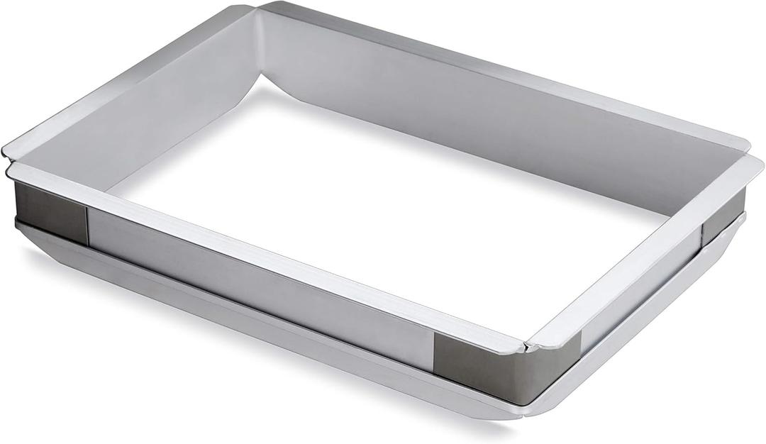 New Star Foodservice 42597 Aluminum Sheet Bun Pan Extender, 9 x 13 inch (Quarter Size)
