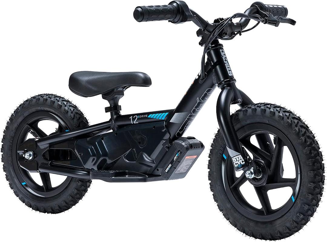 STACYC 12eDRIVE Electric Balance Bike for Kids Ages 3-5 Years Old, One Size